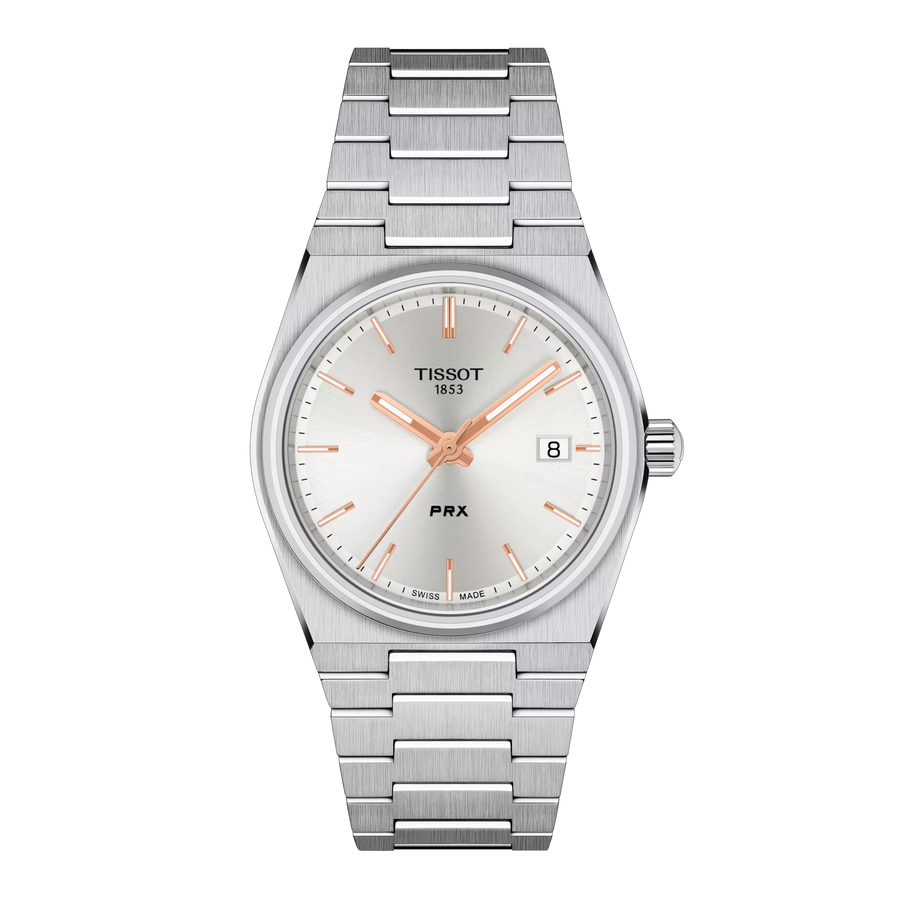 Tissot PRX 34,6mm T137.210.11.031.00 - Zifferblatt Silber, Armband Stahl