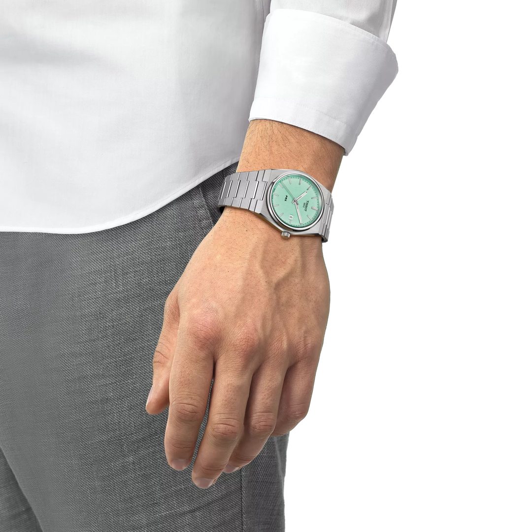 Tissot PRX 39,5mm T137.410.11.091.01 am Handgelenk