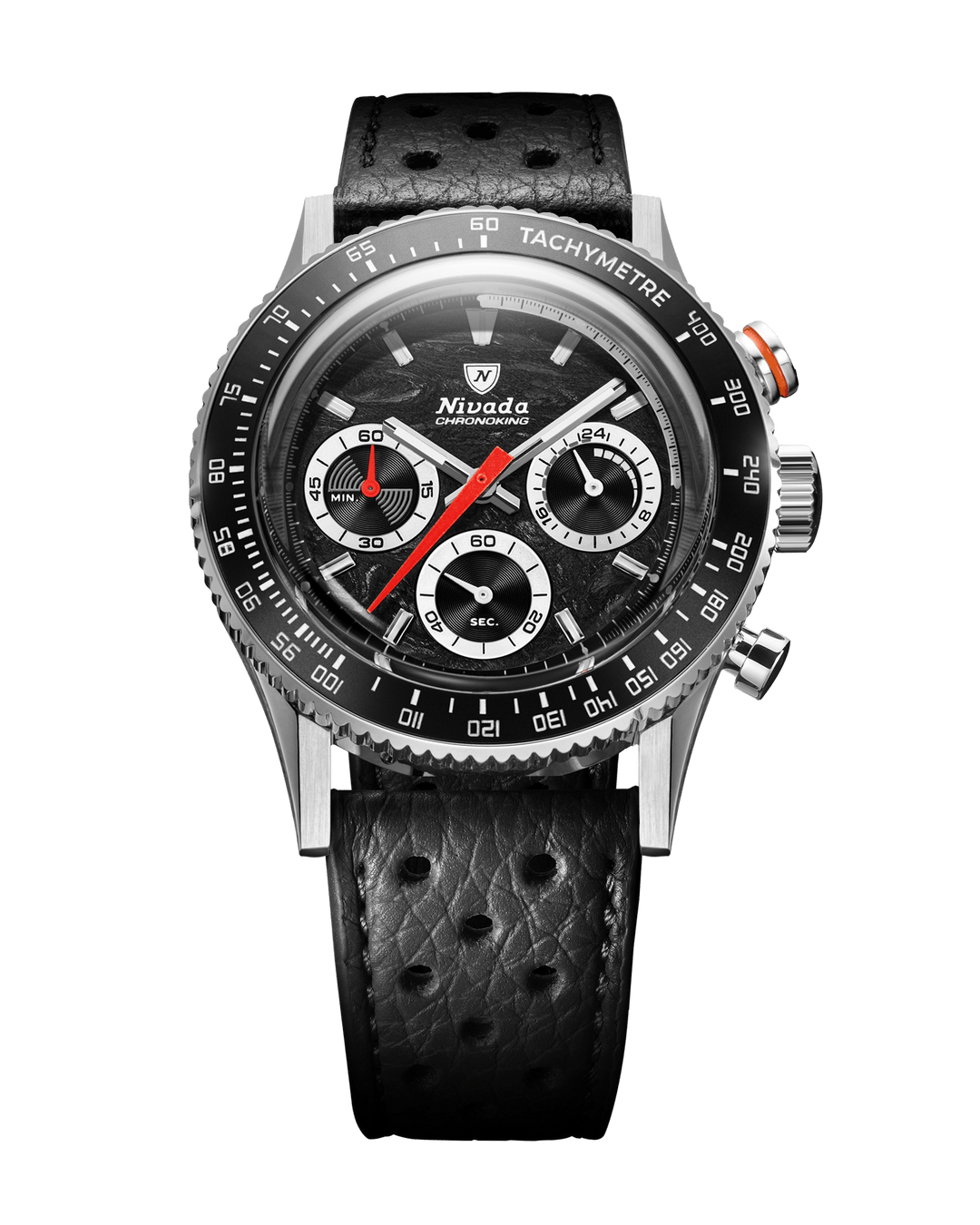 Nivada Grenchen Chronoking Mecaquartz Racing Black 87048Q – Ansicht 12
