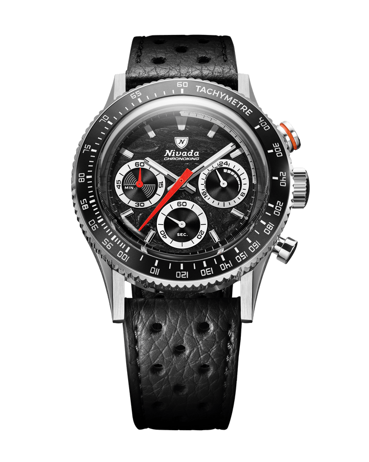 Nivada Grenchen Chronoking Mecaquartz Racing Black 87048Q – Ansicht 12