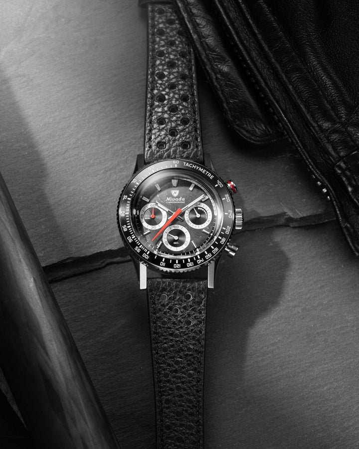 Nivada Grenchen Chronoking Mecaquartz Racing Black 87048Q – Ansicht 5