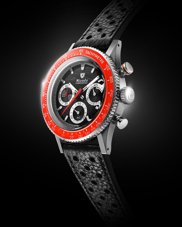Nivada Grenchen Chronoking Mecaquartz Racing Black 87048Q – Ansicht 3