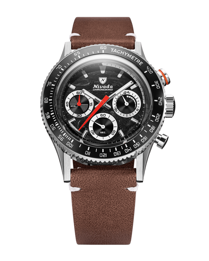 Nivada Grenchen Chronoking Mecaquartz Racing Black 87048Q – Ansicht 10