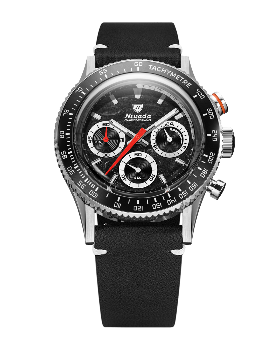 Nivada Grenchen Chronoking Mecaquartz Racing Black 87048Q – Ansicht 9