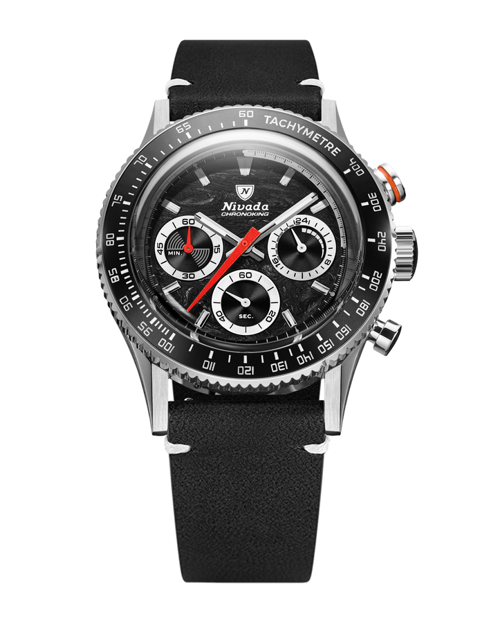 Nivada Grenchen Chronoking Mecaquartz Racing Black 87048Q – Ansicht 9