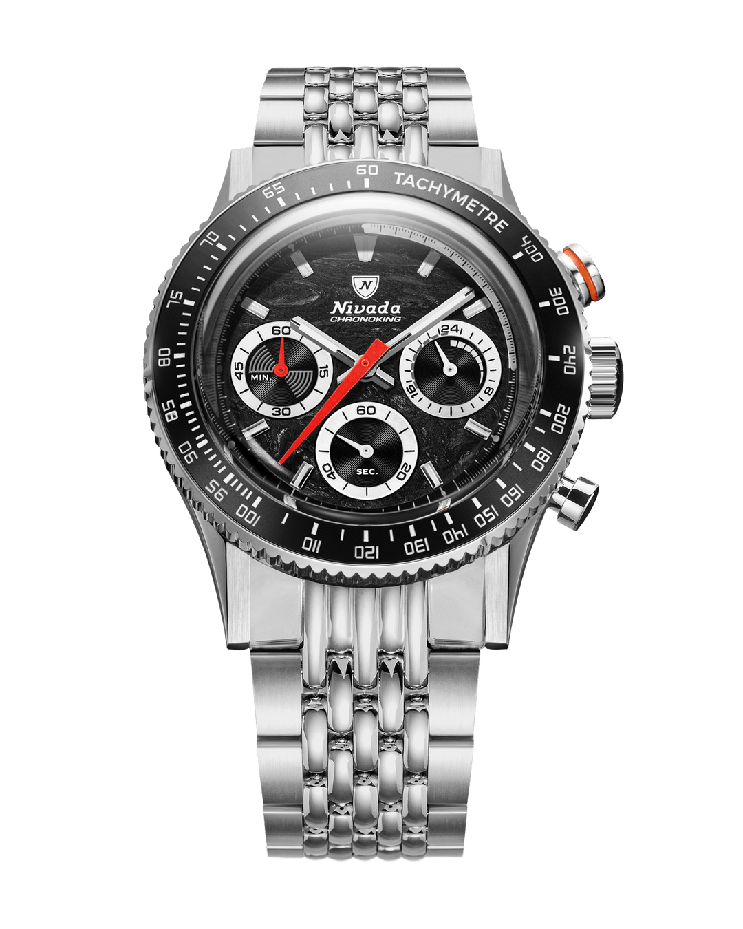 Nivada Grenchen Chronoking Mecaquartz Racing Black 87048Q – Ansicht 8