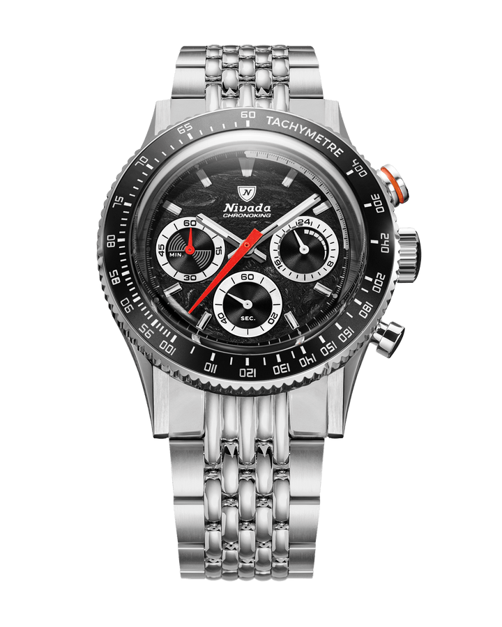 Nivada Grenchen Chronoking Mecaquartz Racing Black 87048Q – Ansicht 8