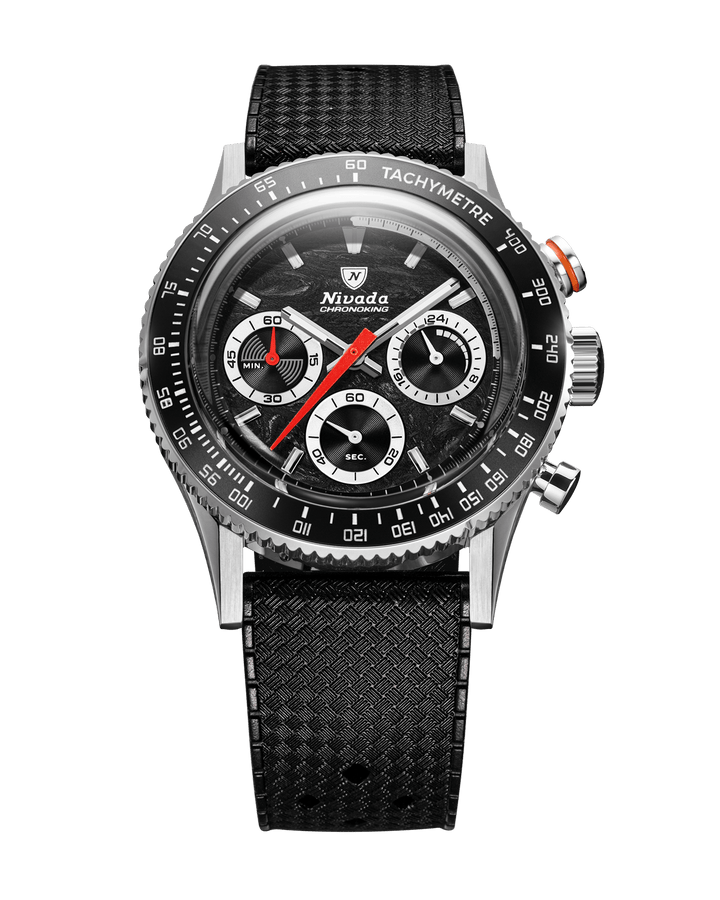 Nivada Grenchen Chronoking Mecaquartz Racing Black 87048Q – Ansicht 11