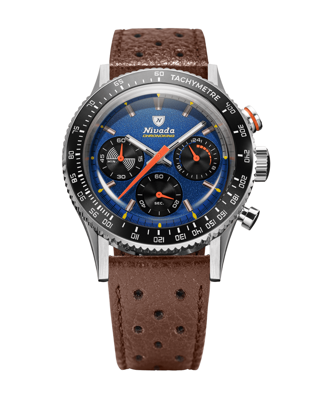 Nivada Grenchen Chronoking Mecaquartz Racing Blue 87050Q – Ansicht 13