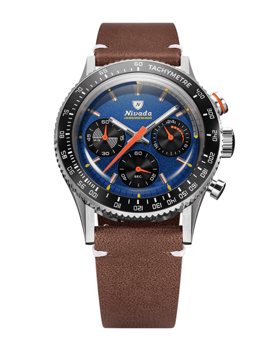 Nivada Grenchen Chronoking Mecaquartz Racing Blue 87050Q – Ansicht 10