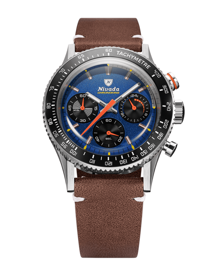 Nivada Grenchen Chronoking Mecaquartz Racing Blue 87050Q – Ansicht 10