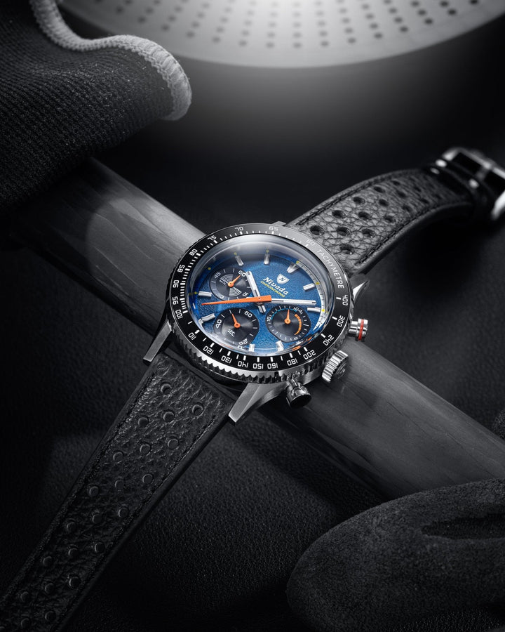 Nivada Grenchen Chronoking Mecaquartz Racing Blue 87050Q – Ansicht 4