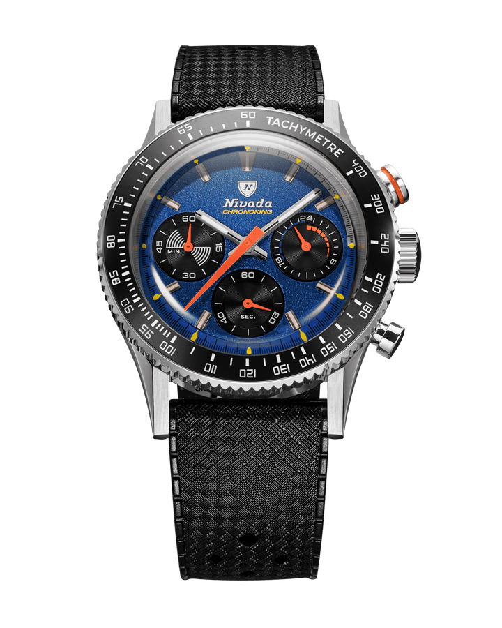 Nivada Grenchen Chronoking Mecaquartz Racing Blue 87050Q – Ansicht 11