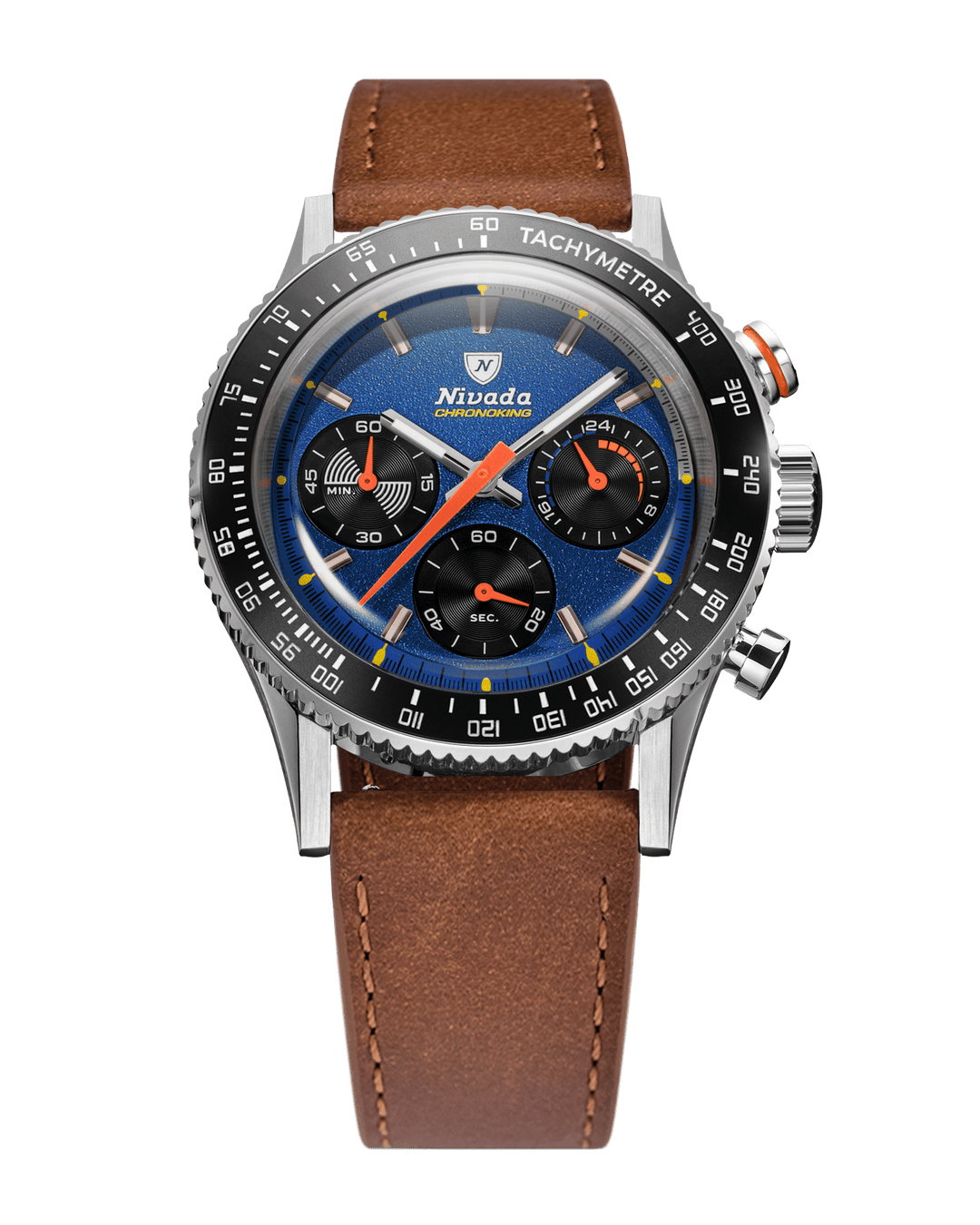 Nivada Grenchen Chronoking Mecaquartz Racing Blue 87050Q – Ansicht 6
