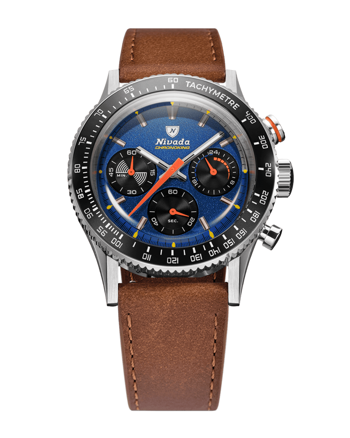 Nivada Grenchen Chronoking Mecaquartz Racing Blue 87050Q – Ansicht 6
