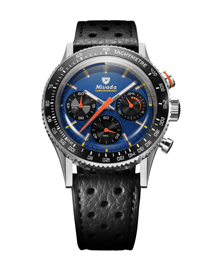 Nivada Grenchen Chronoking Mecaquartz Racing Blue 87050Q – Ansicht 12