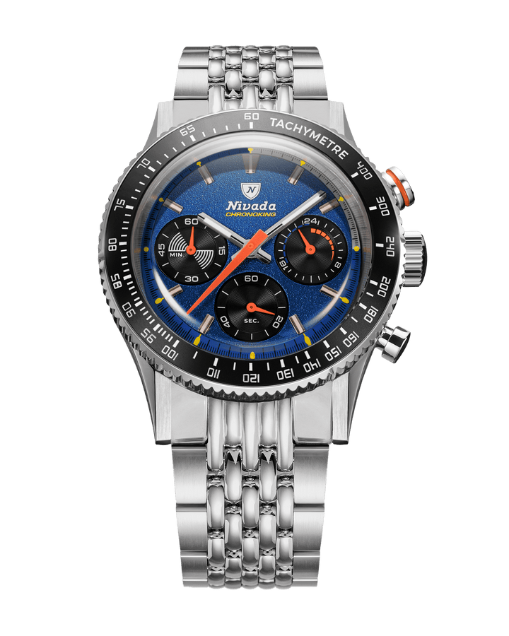 Nivada Grenchen Chronoking Mecaquartz Racing Blue 87050Q – Ansicht 8