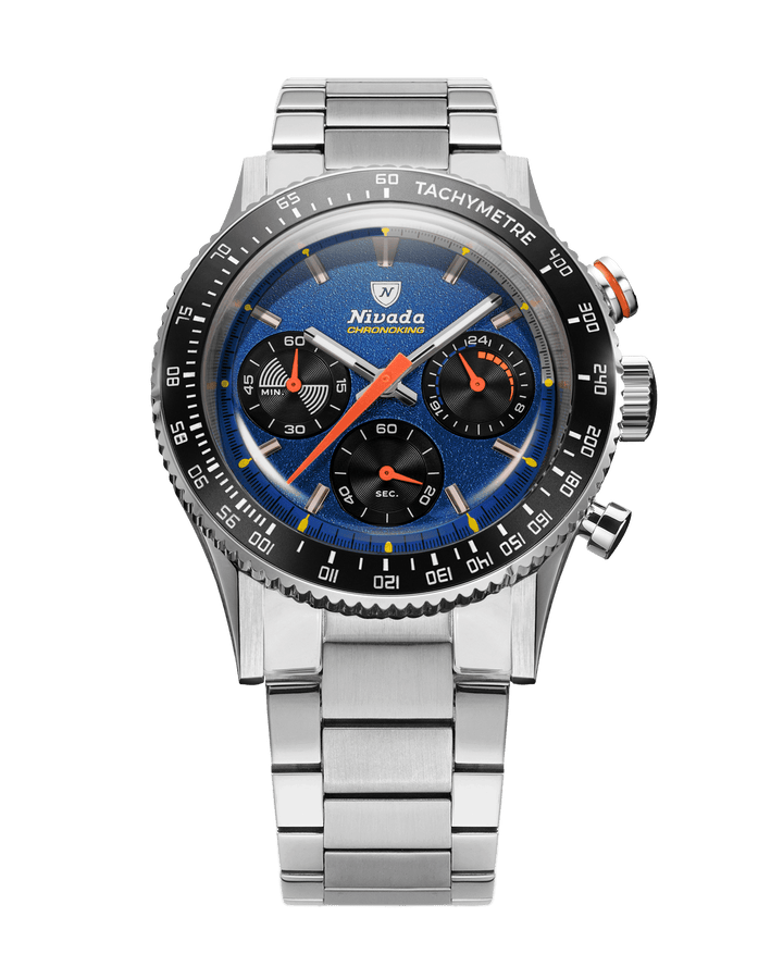 Nivada Grenchen Chronoking Mecaquartz Racing Blue 87050Q – Ansicht 7