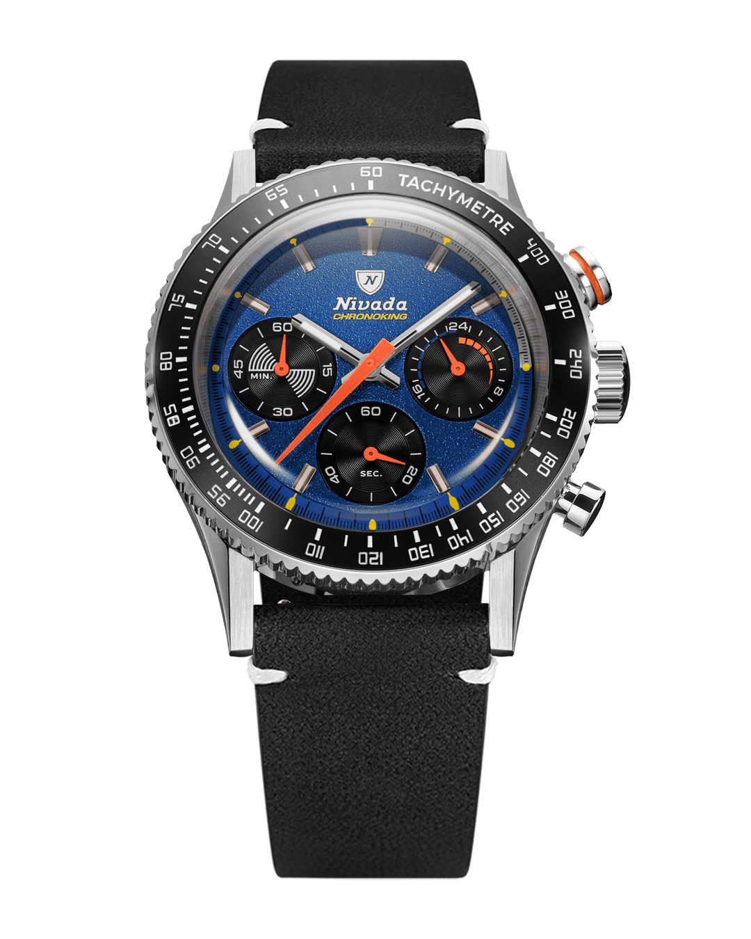 Nivada Grenchen Chronoking Mecaquartz Racing Blue 87050Q – Ansicht 9