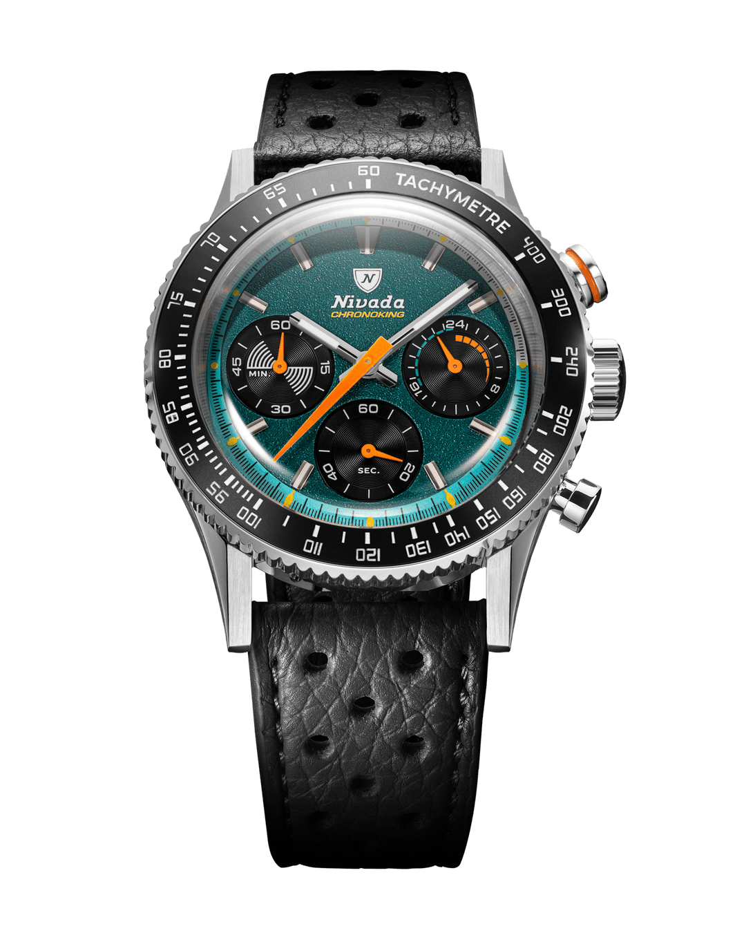 Nivada Grenchen Chronoking Mecaquartz Racing Green 87051Q – Ansicht 12