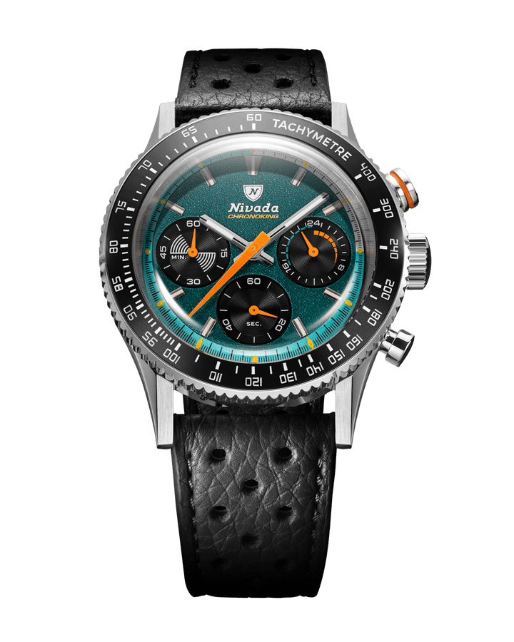 Nivada Grenchen Chronoking Mecaquartz Racing Green 87051Q – Ansicht 12