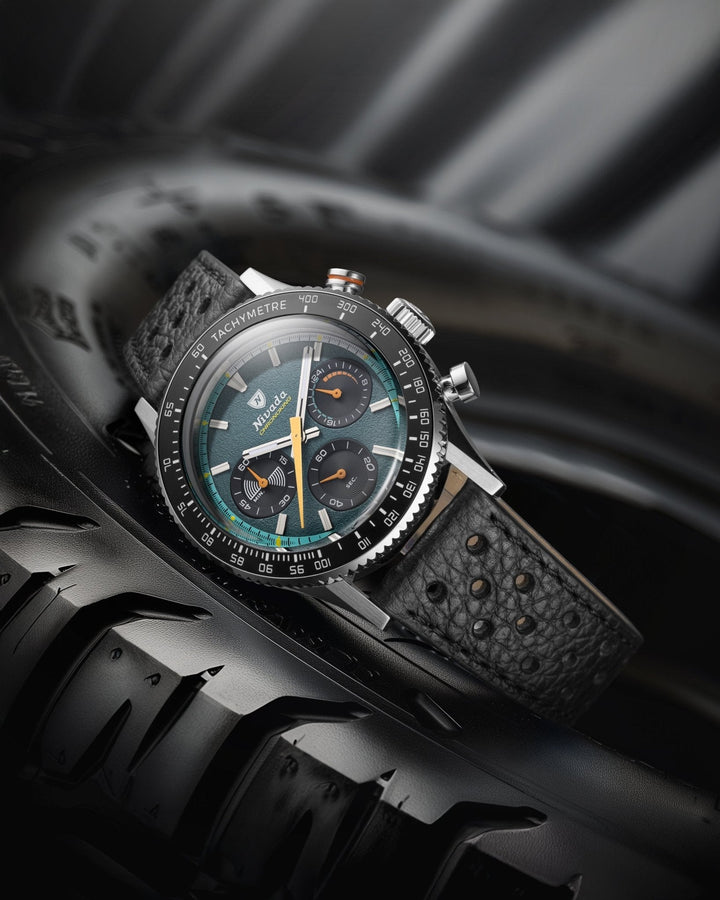 Nivada Grenchen Chronoking Mecaquartz Racing Green 87051Q – Ansicht 4