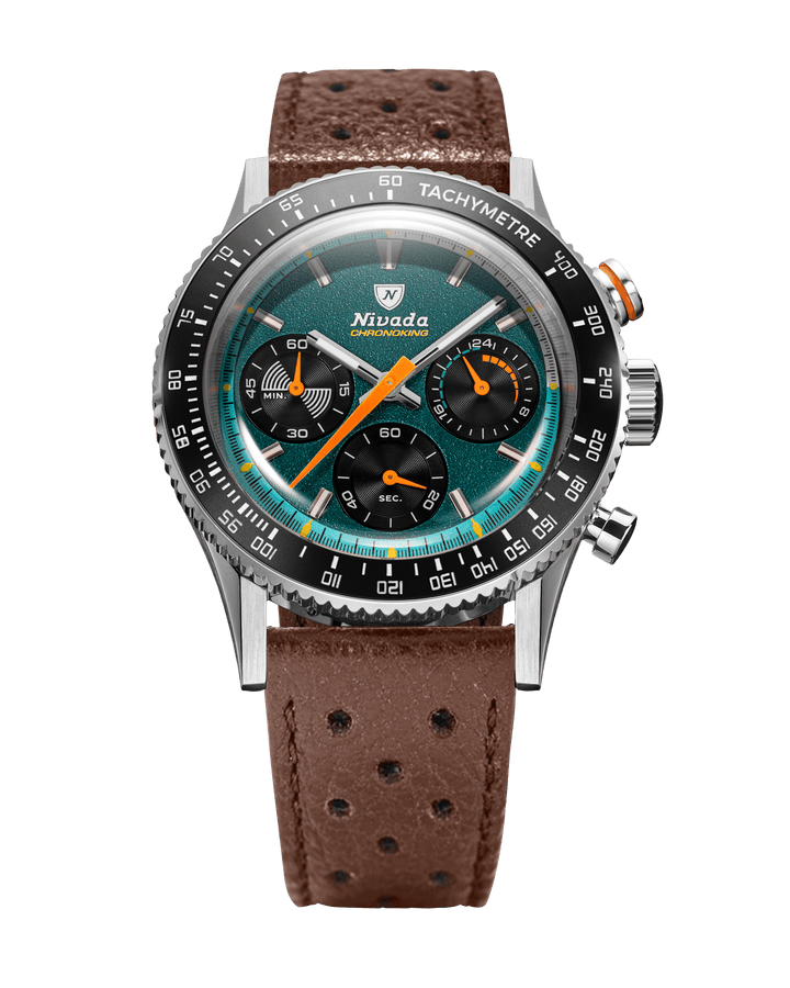 Nivada Grenchen Chronoking Mecaquartz Racing Green 87051Q – Ansicht 13