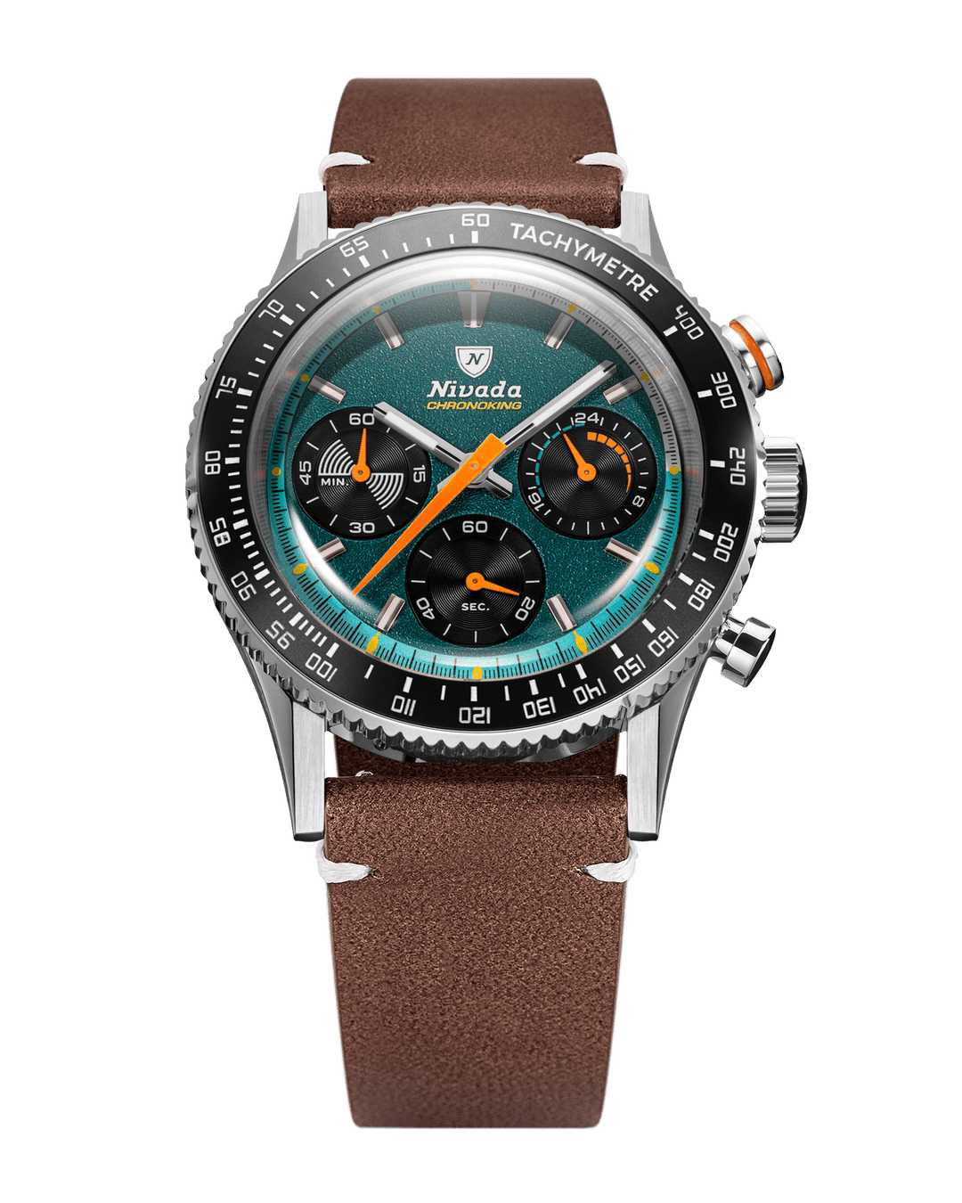 Nivada Grenchen Chronoking Mecaquartz Racing Green 87051Q – Ansicht 10