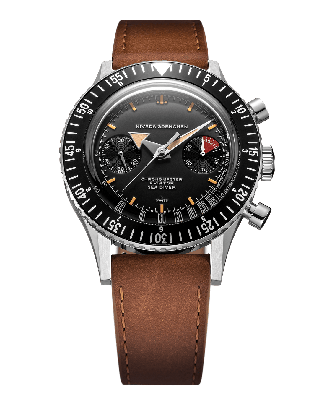Nivada Grenchen Chronomaster Broad Arrow 41mm Automatic 85041M – Ansicht 8