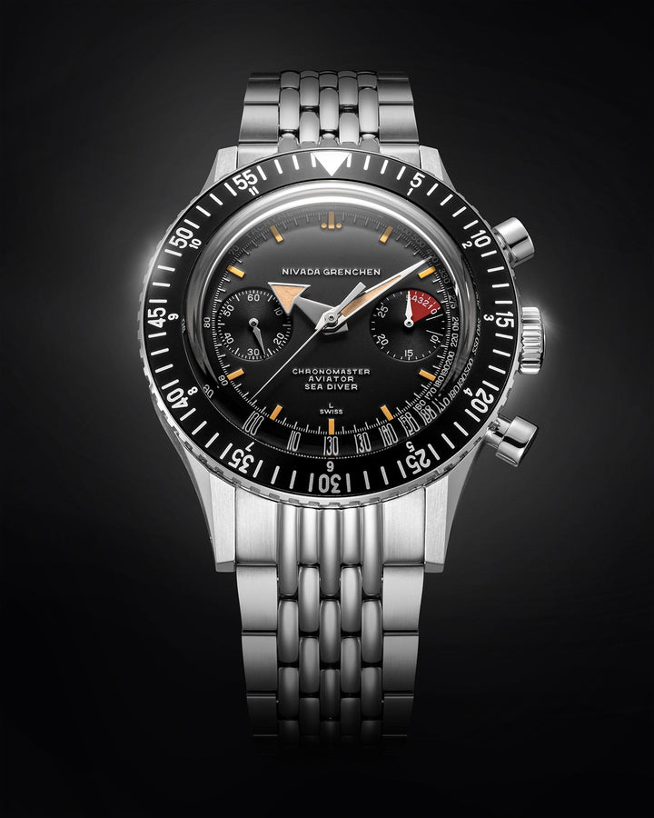 Nivada Grenchen Chronomaster Broad Arrow 41mm Automatic 85041M – Ansicht 3