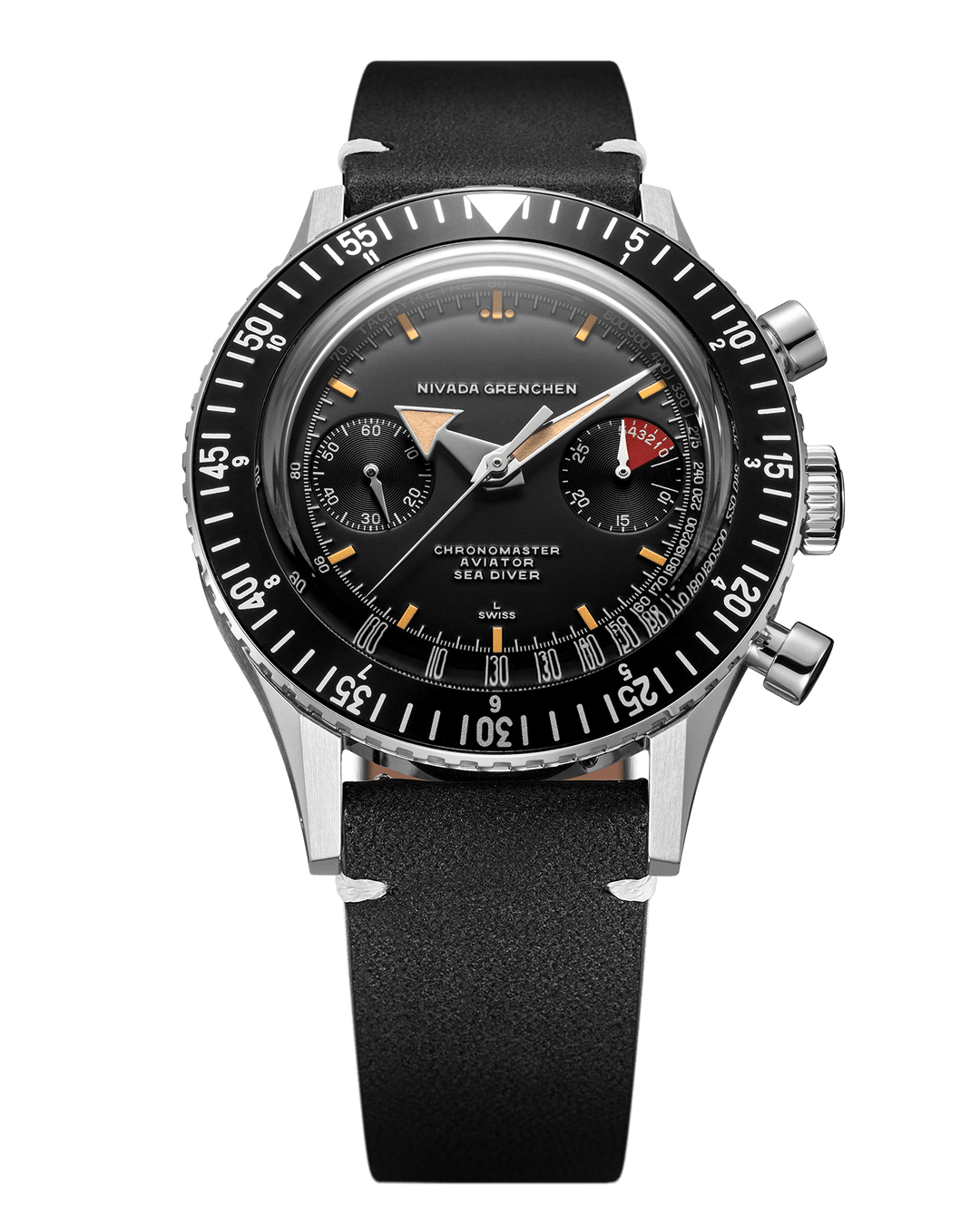 Nivada Grenchen Chronomaster Broad Arrow 41mm Automatic 85041M – Ansicht 5