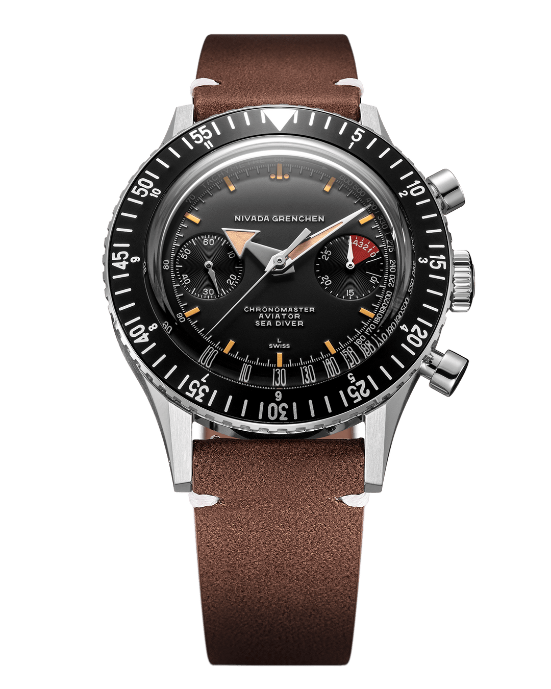 Nivada Grenchen Chronomaster Broad Arrow 41mm Automatic 85041M – Ansicht 7