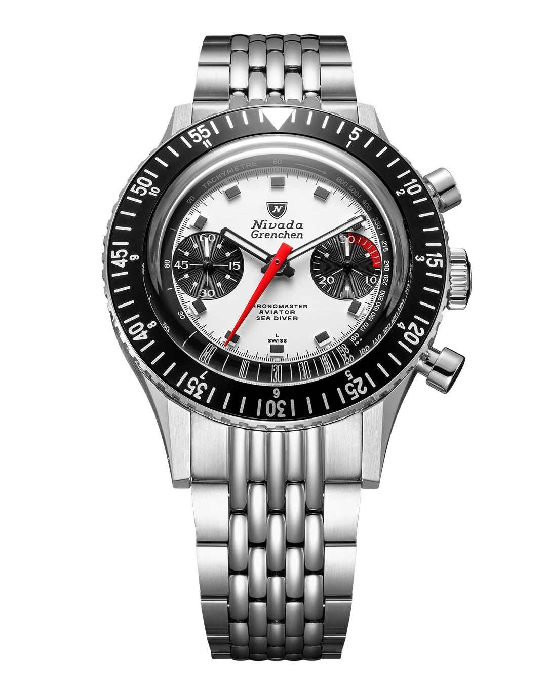 Nivada Grenchen Chronomaster Panda 41mm Automatic 85241M – Ansicht 11