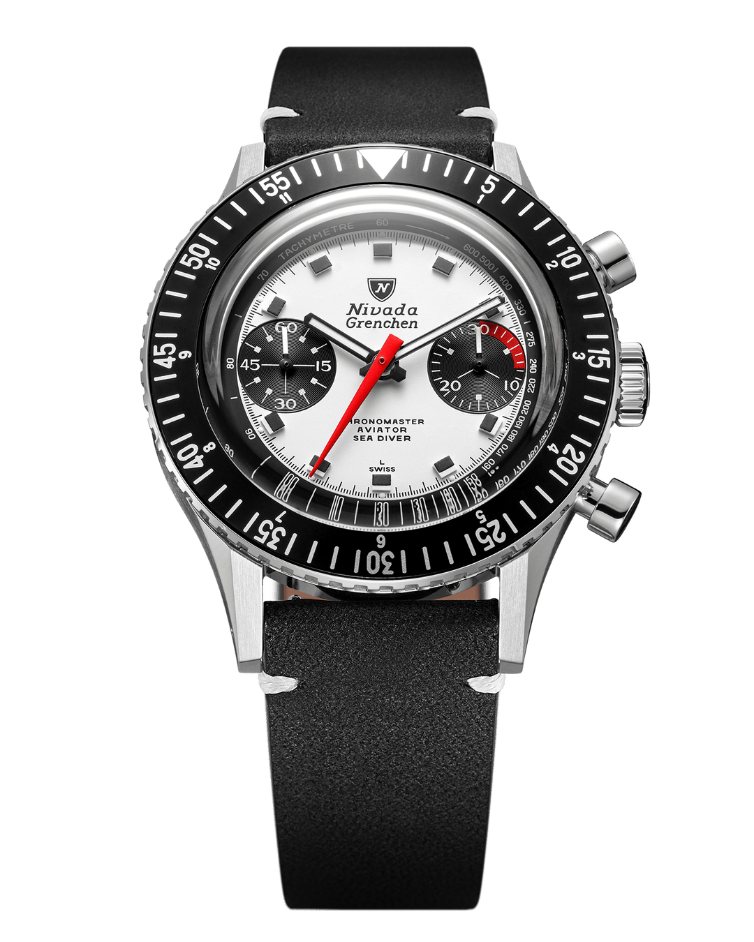 Nivada Grenchen Chronomaster Panda 41mm Automatic 85241M – Ansicht 5