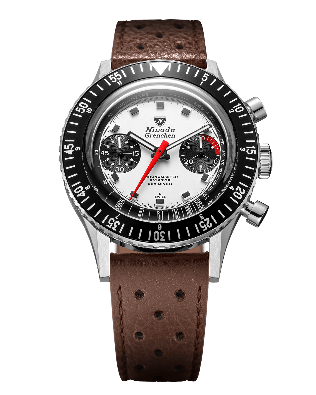 Nivada Grenchen Chronomaster Panda 41mm Automatic 85241M – Ansicht 9