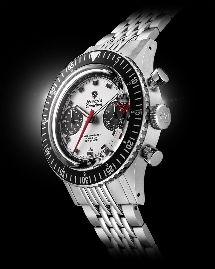 Nivada Grenchen Chronomaster Panda 41mm Automatic 85241M – Ansicht 2