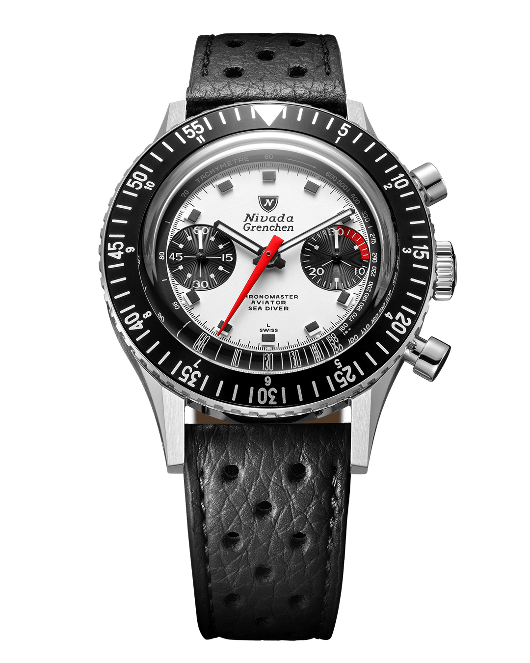 Nivada Grenchen Chronomaster Panda 41mm Automatic 85241M – Ansicht 10