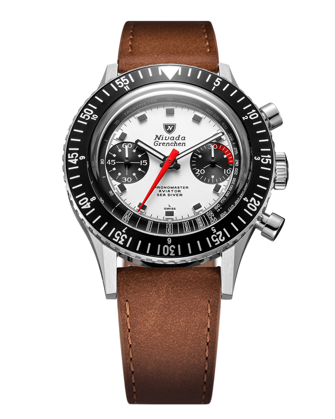 Nivada Grenchen Chronomaster Panda 41mm Automatic 85241M – Ansicht 8