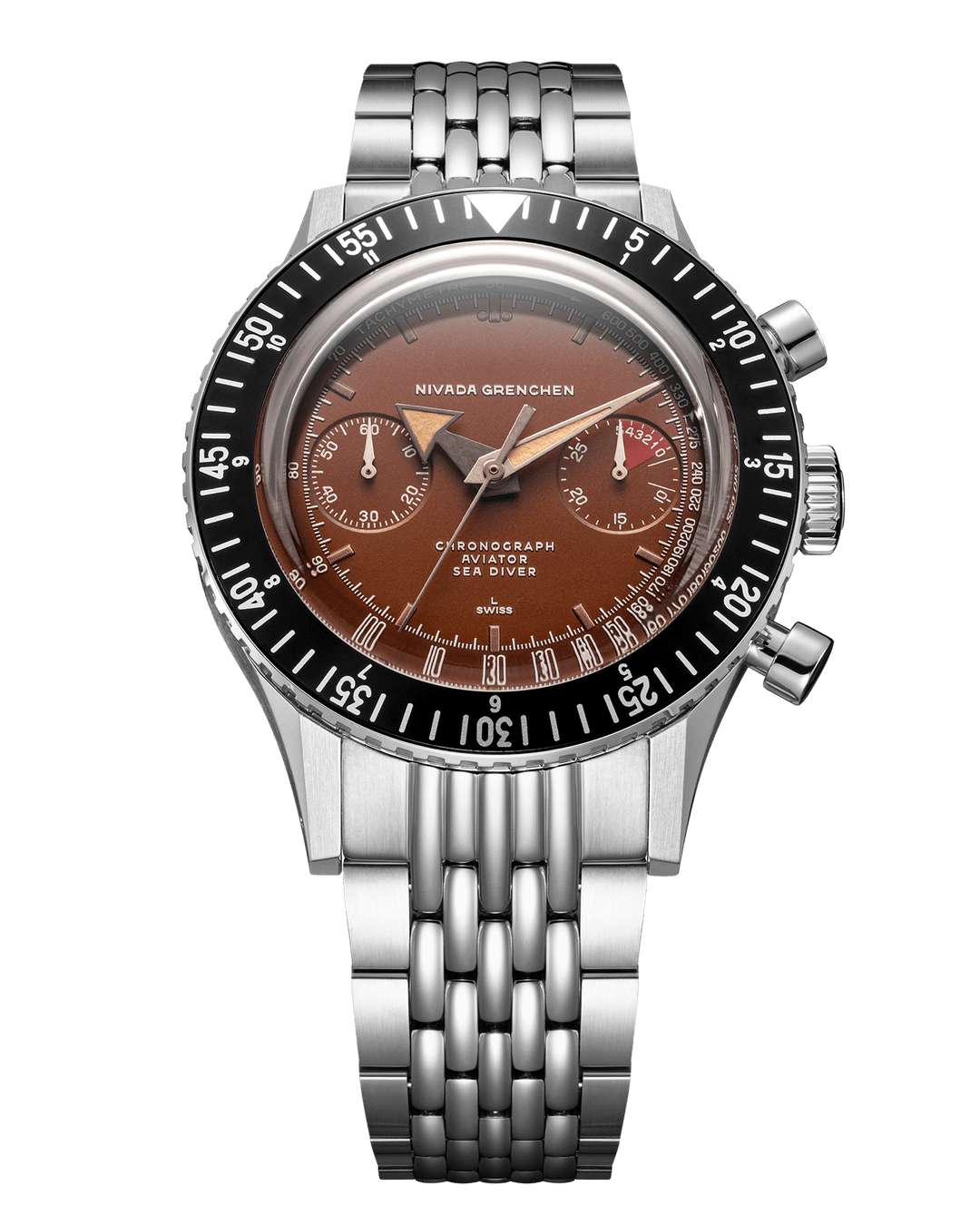 Nivada Grenchen Chronomaster Tropical 41mm Automatic 85141M – Ansicht 11