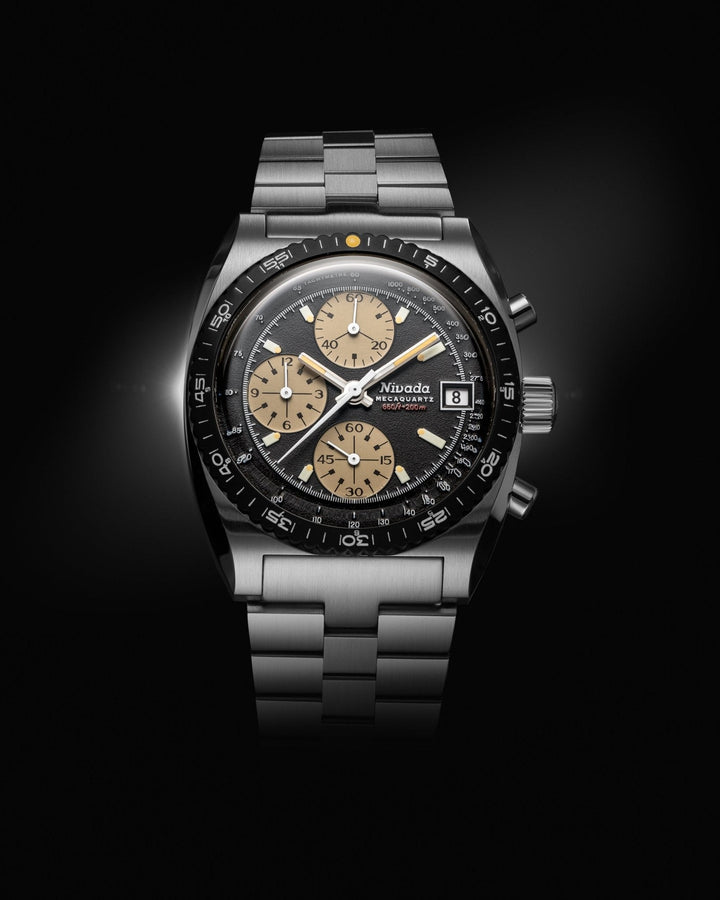 Nivada Grenchen Autochron Mecaquartz Black 77001Q – Ansicht 3