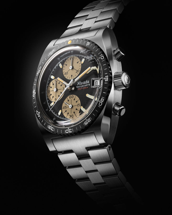 Nivada Grenchen Autochron Mecaquartz Black 77001Q – Ansicht 2