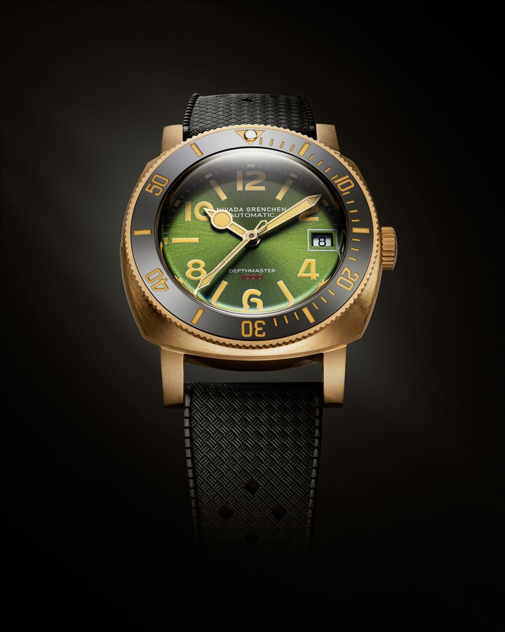 Nivada Grenchen Depthmaster Bronze Green 14132A – Ansicht 3