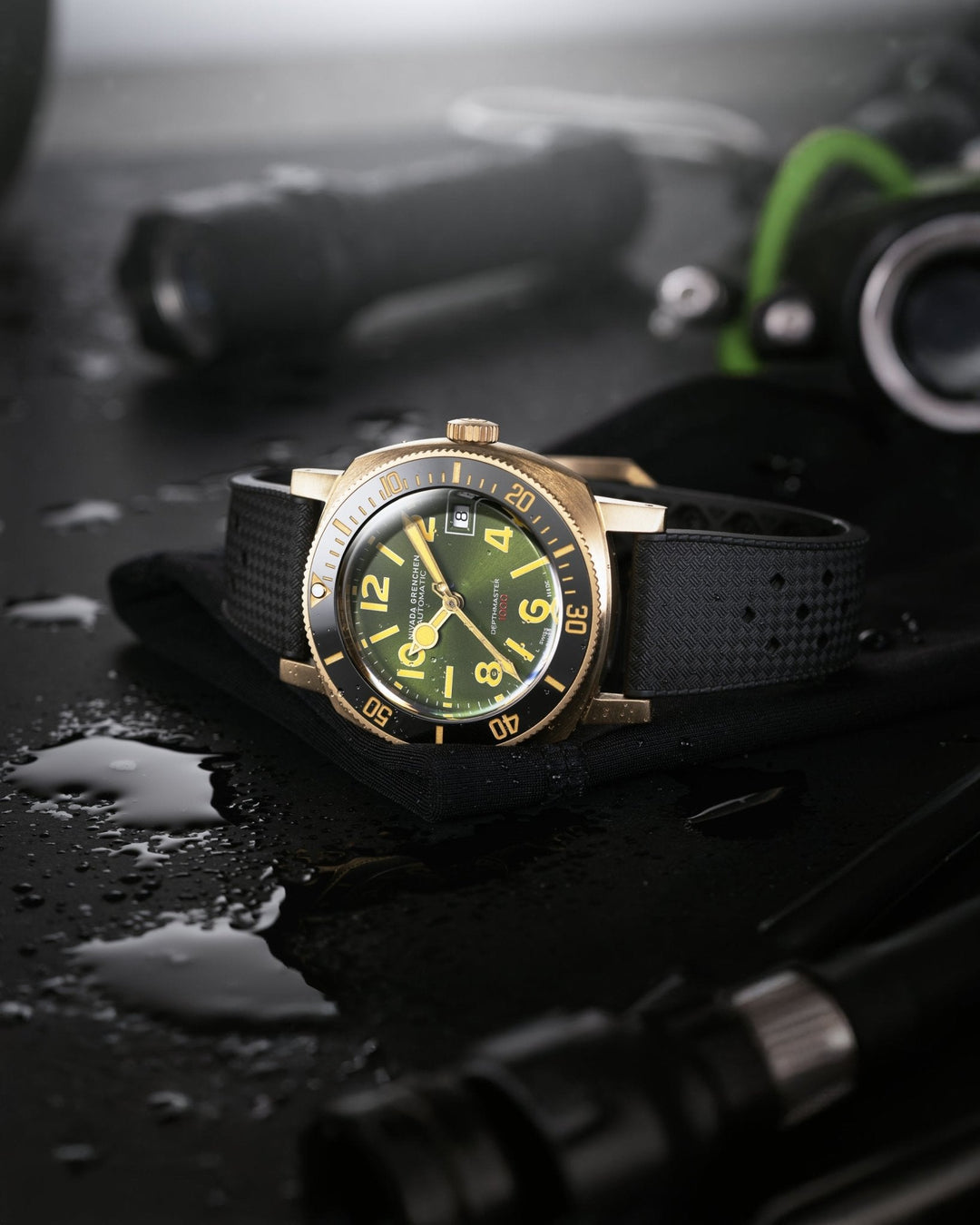Nivada Grenchen Depthmaster Bronze Green 14132A – Ansicht 4