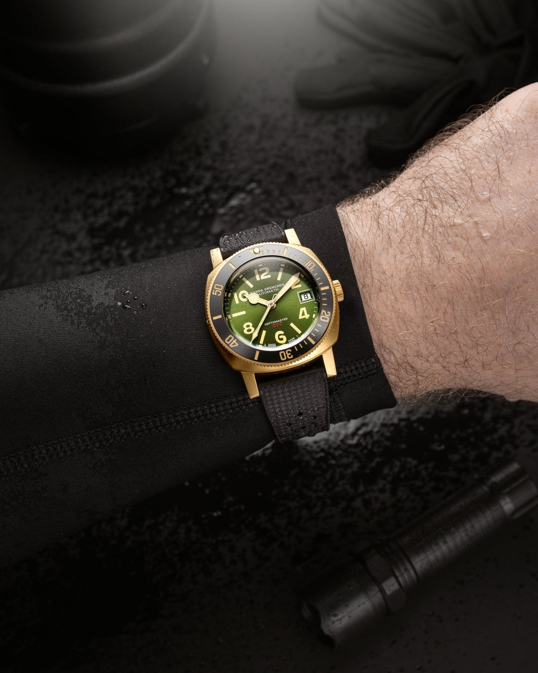 Nivada Grenchen Depthmaster Bronze Green 14132A – Ansicht 5