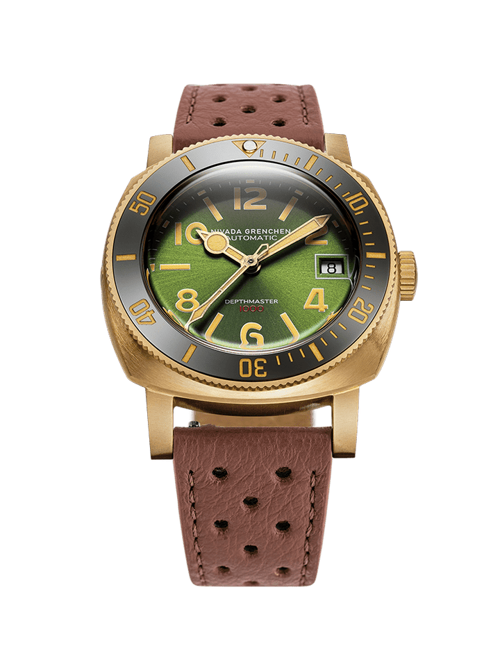 Nivada Grenchen Depthmaster Bronze Green 14132A – Ansicht 11