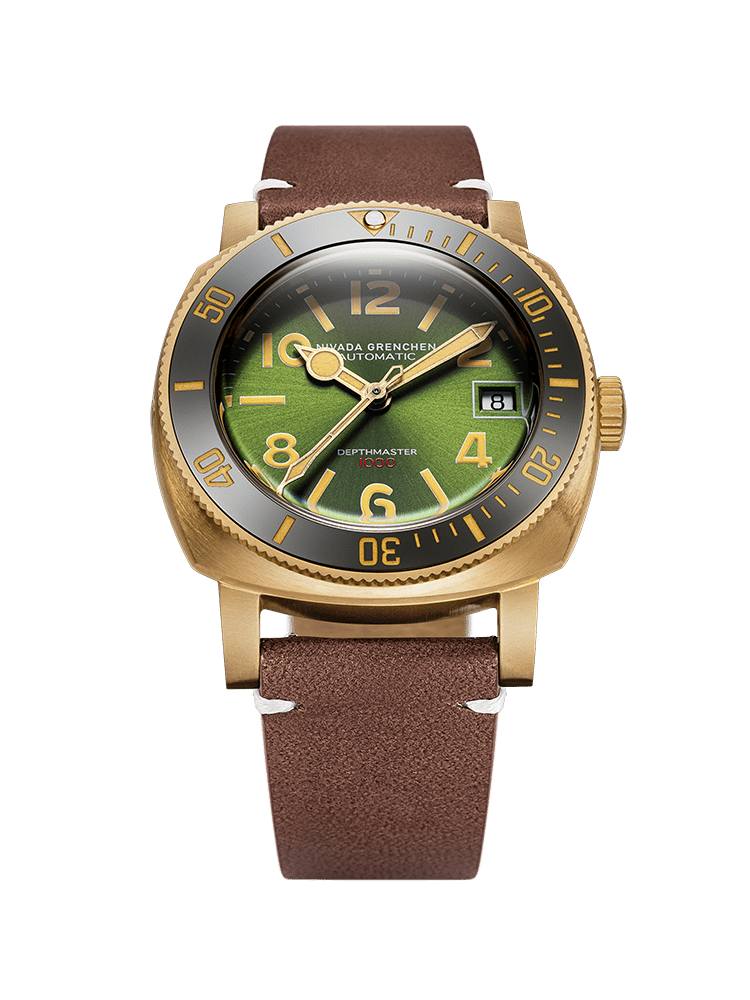 Nivada Grenchen Depthmaster Bronze Green 14132A – Ansicht 9