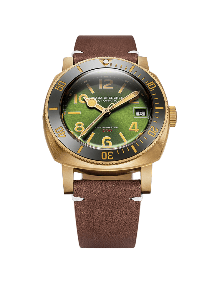 Nivada Grenchen Depthmaster Bronze Green 14132A – Ansicht 9