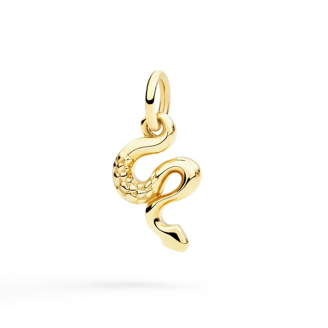 Anhänger Schlange aus Gelbgold