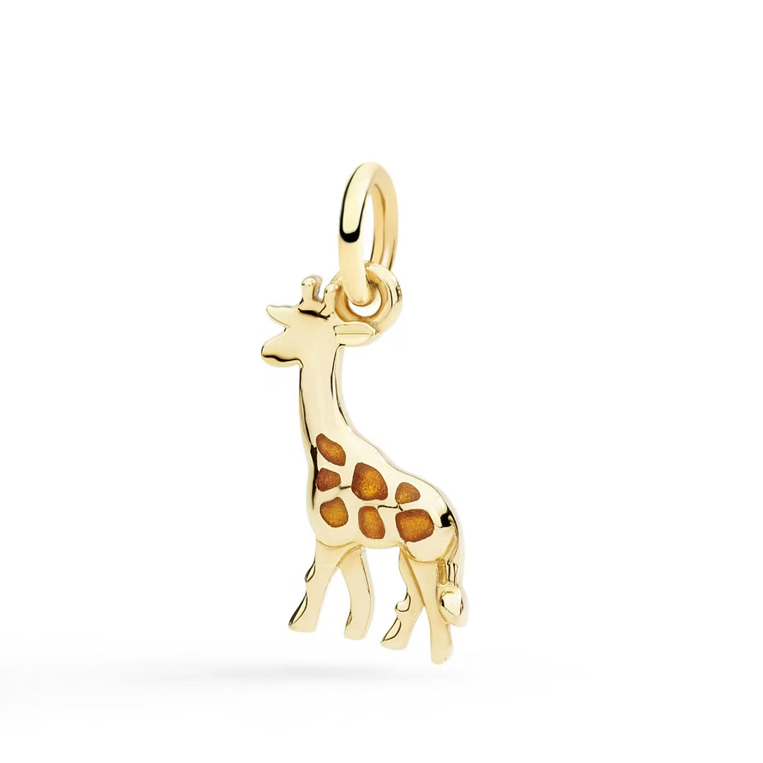Anhänger Giraffe aus Gelbgold