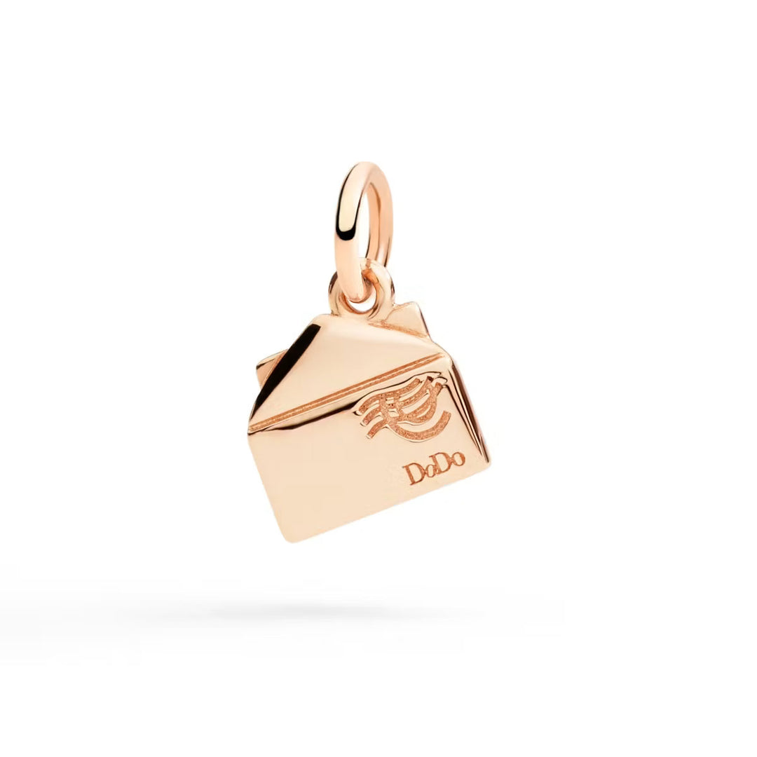Anhänger Buchstabe aus Roségold mit Diamant
